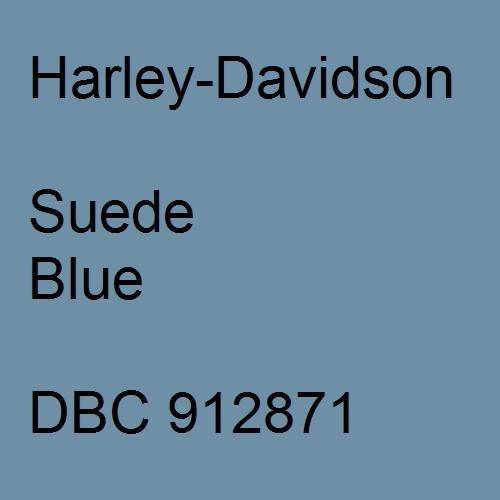 Harley-Davidson, Suede Blue, DBC 912871.